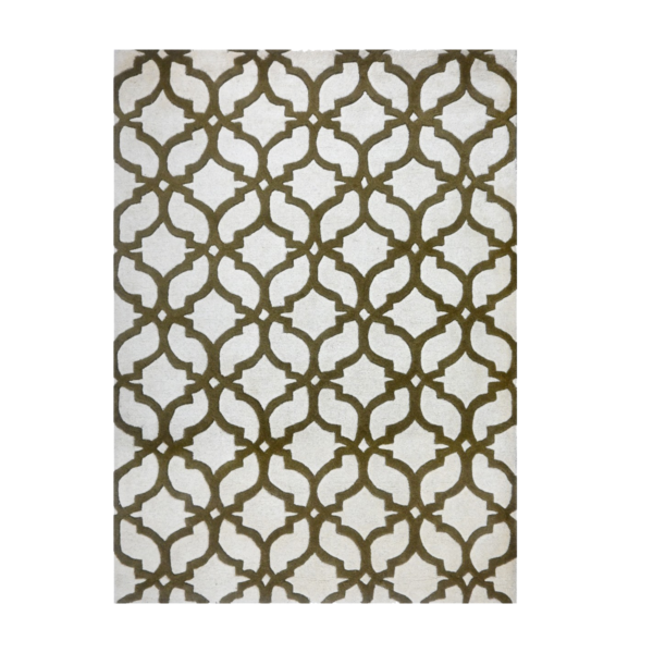 Geometric Wool Area Rug