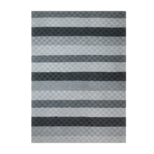 Gray Striped Rug