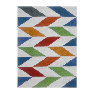 handtufted chevron rug