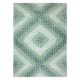 Teal Geometric Rug