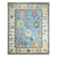 Blue Beige Oushak Rug