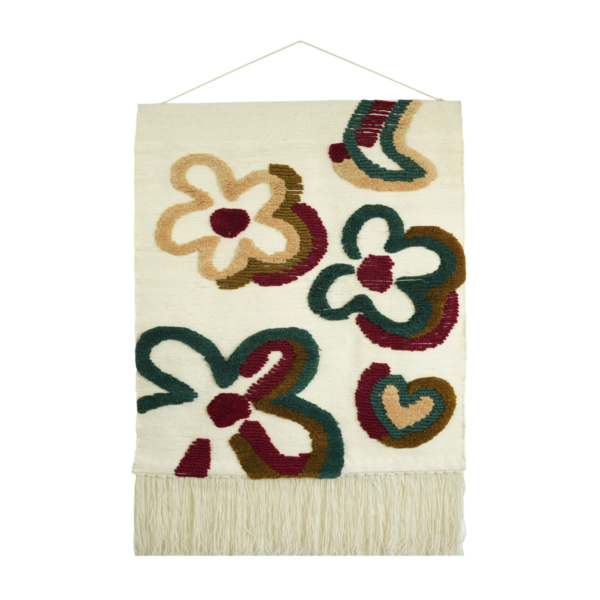 floral wall hanging