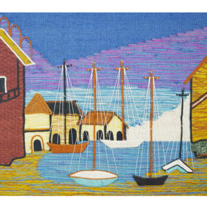 Seaside Village Tapestry