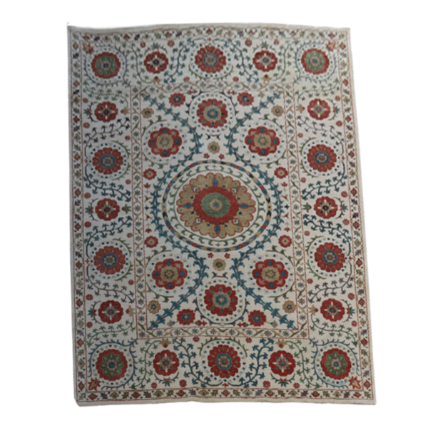 Geometric Oushak Rug